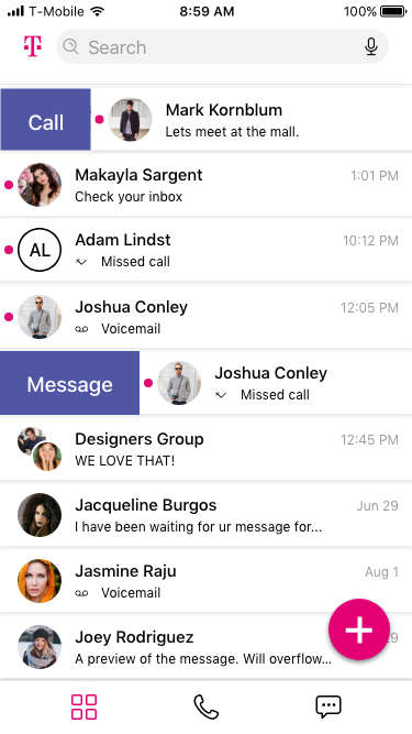 Main Screen Default State
